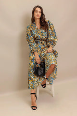 TERRA VISION WOVEN MIDI DRESS - Flying Tomato - Flyclothing LLC