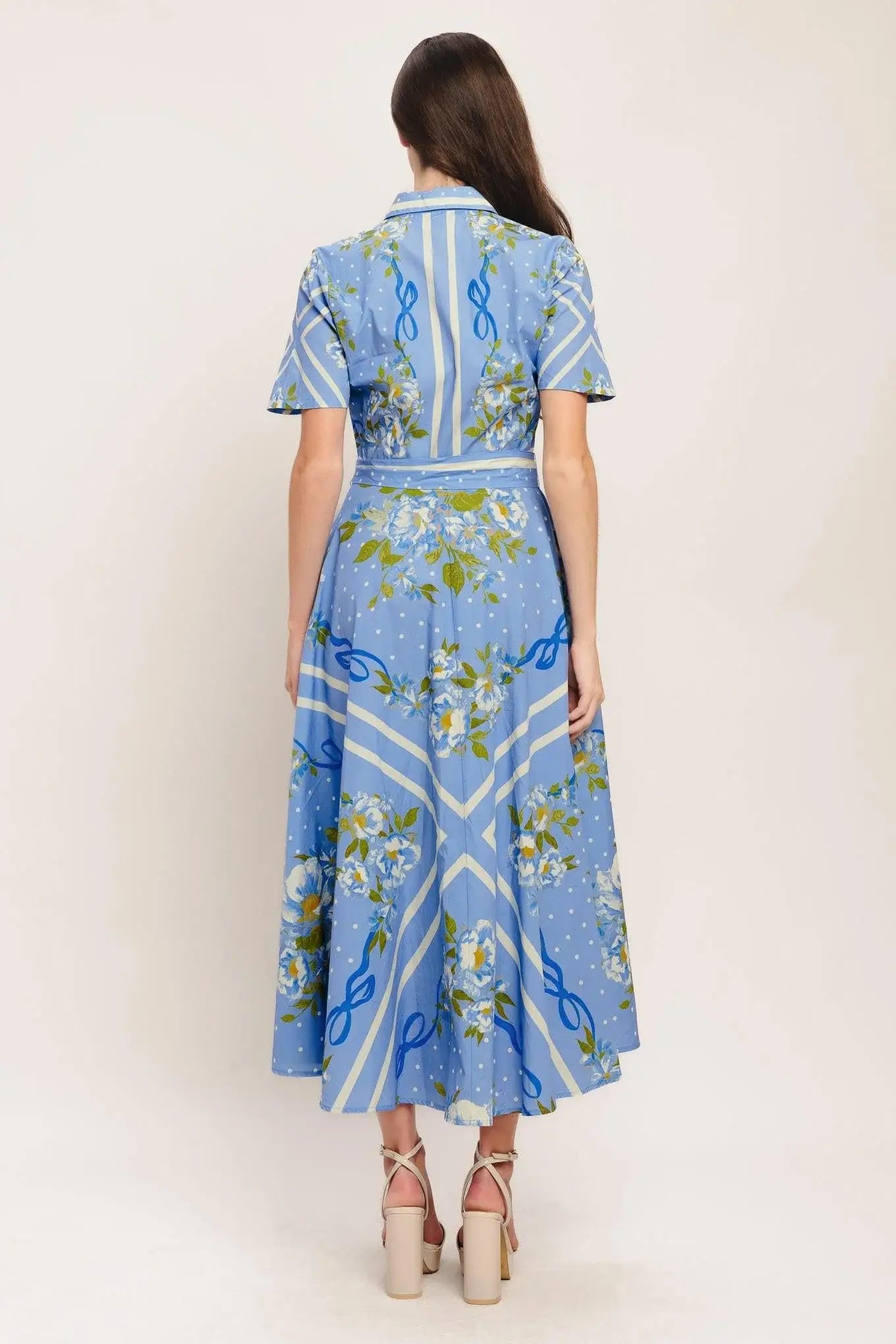 SWEET SOPHISTICATE WOVEN MIDI DRESS - Flying Tomato - Flyclothing LLC
