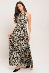 SAVAGE ELEGANCE WOVEN MAXI DRESS - Flying Tomato - Flyclothing LLC