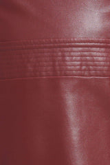 RUNWAY TREND FAUX LEATHER MIDI DRESS - Flying Tomato - Flyclothing LLC