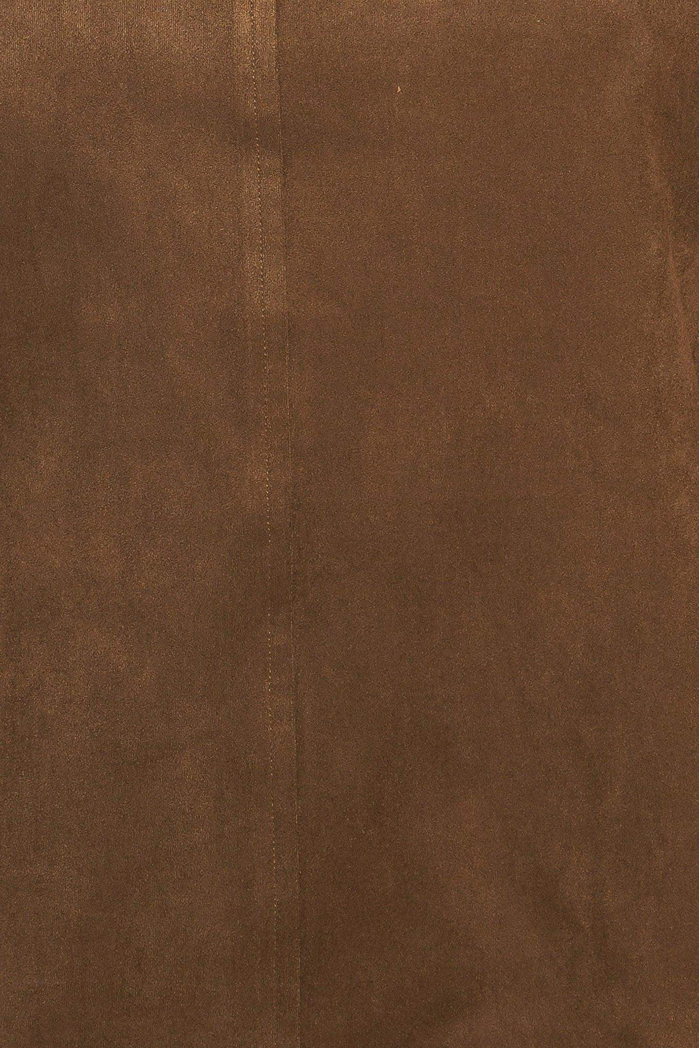 QUIET LUXURY EDGE FAUX SUEDE MIDI SHIFT DRESS - Flying Tomato - Flyclothing LLC