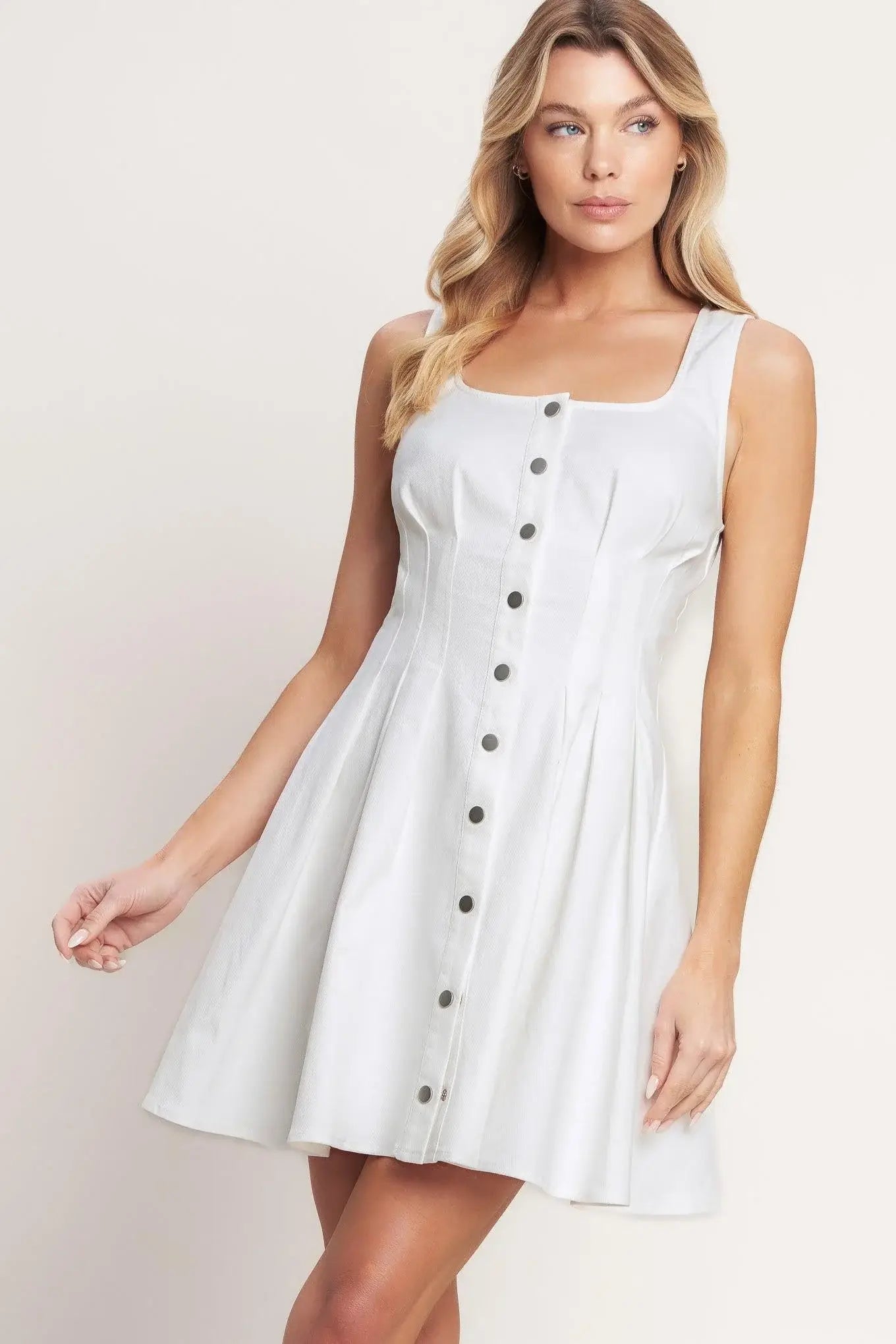 SUMMER PROMISE WOVEN MINI DRESS - Flying Tomato - Flyclothing LLC