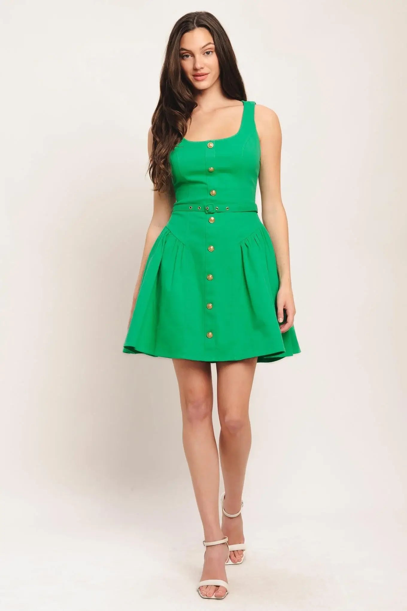 ALYSSA WOVEN MINI DRESS - Flying Tomato - Flyclothing LLC
