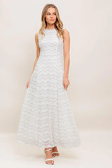 HEARTFELT CREAM WOVEN LACE ANKLE DRESS - Flying Tomato - Flyclothing LLC
