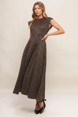 URBAN JUNGLE GLAM SUEDED KNIT MIDI DRESS - Flying Tomato - Flyclothing LLC