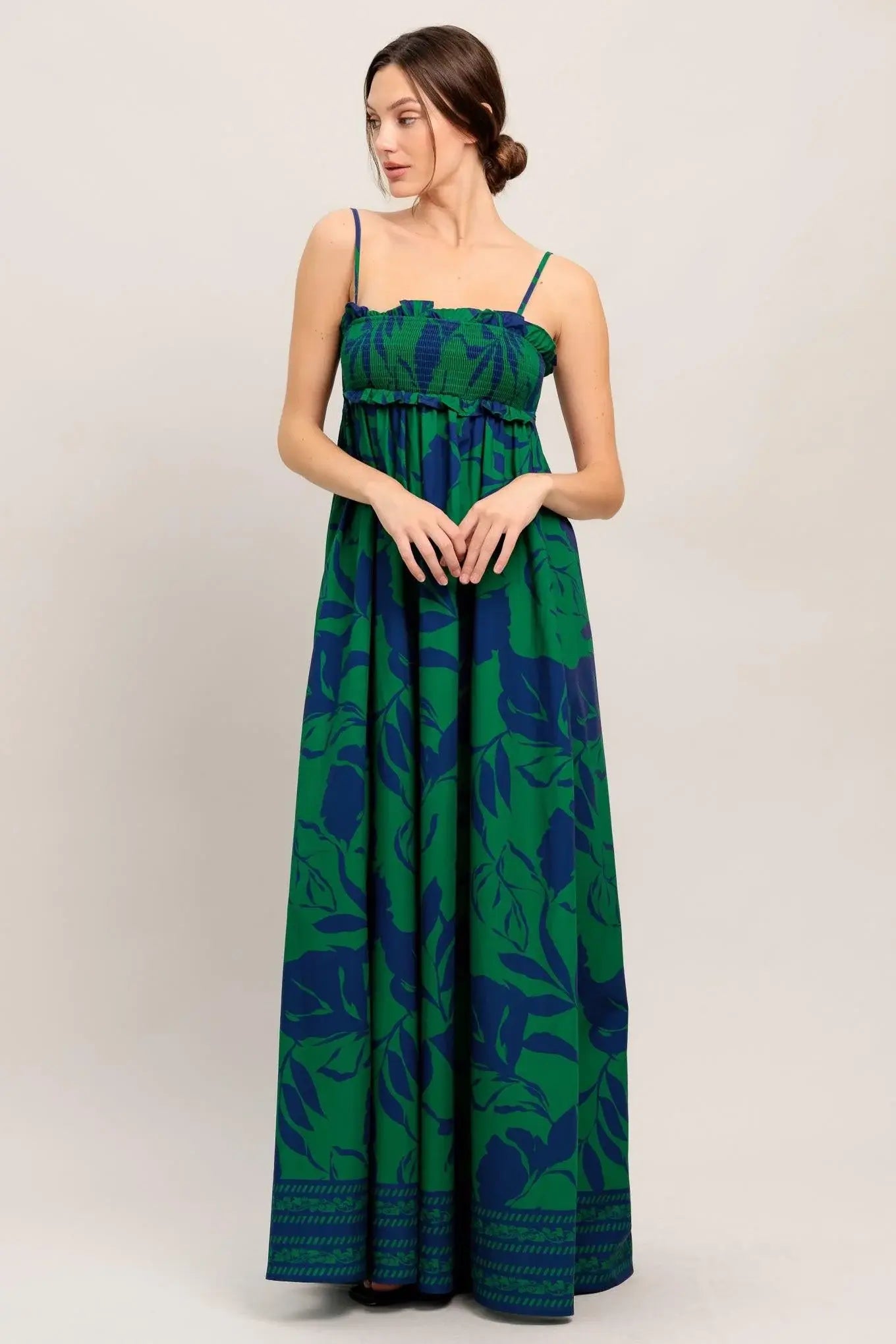 GARDEN PATH WOVEN MAXI DRESS - Flying Tomato - Flyclothing LLC