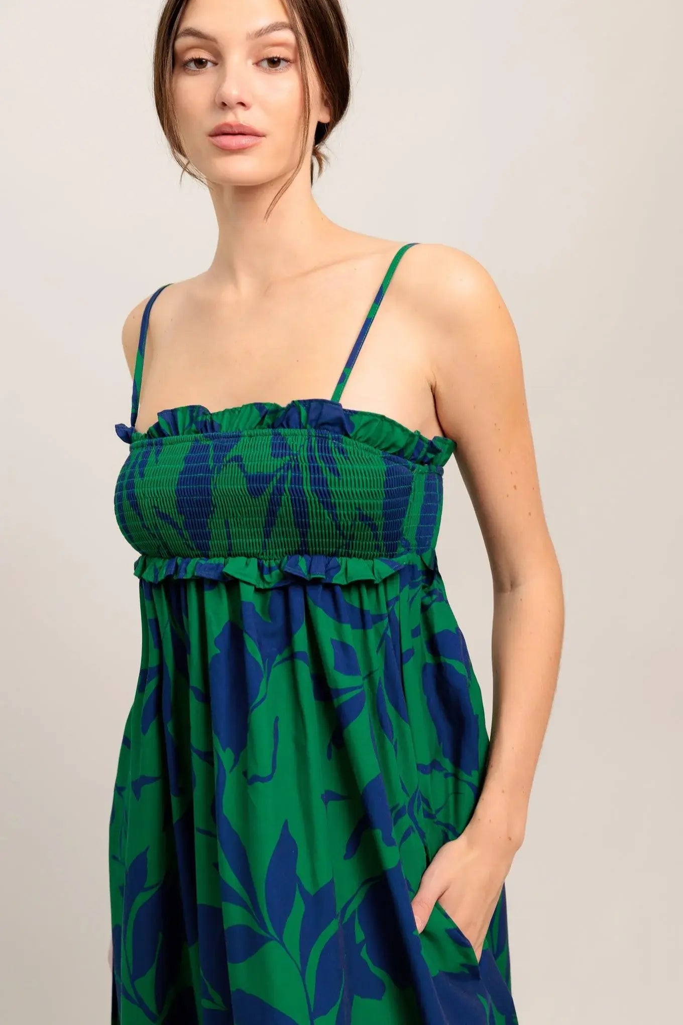 GARDEN PATH WOVEN MAXI DRESS - Flying Tomato - Flyclothing LLC