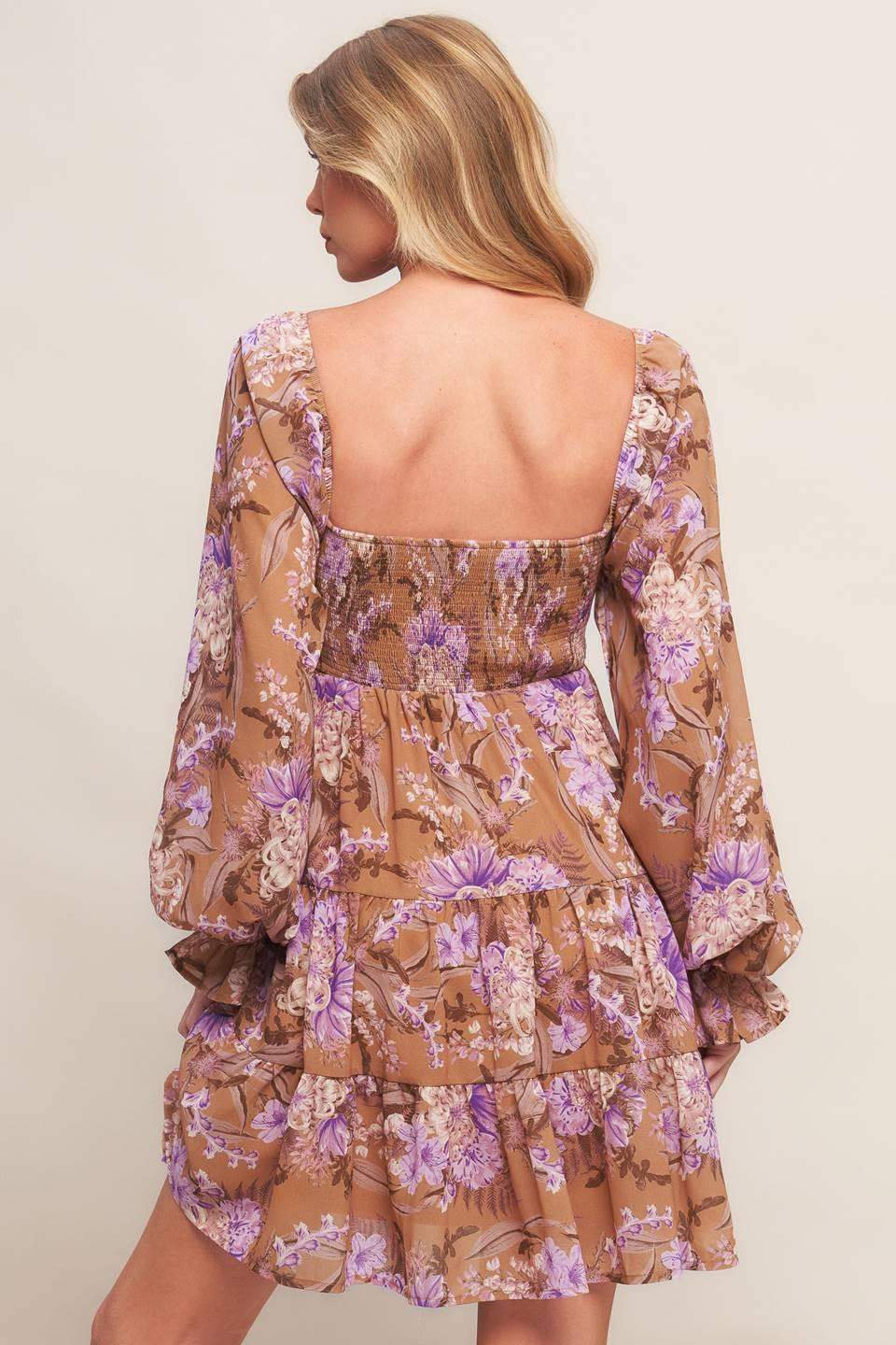 WESTERN GARDEN GIRL WOVEN MINI DRESS - Flying Tomato - Flyclothing LLC