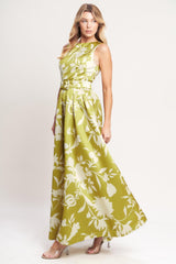 SAPPHIRE FANTASY BLUE WOVEN MAXI DRESS