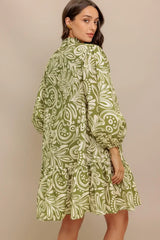 FLORENCE FLAIR WOVEN MINI DRESS - Flying Tomato - Flyclothing LLC