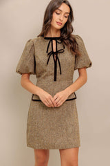 MADEMOISELLE MODE WOVEN WEED MINI DRESS - Flying Tomato - Flyclothing LLC