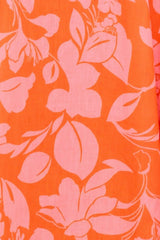 CITRUS GARDEN WOVEN MIDI DRESS - Flying Tomato - Flyclothing LLC