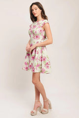 BLOSSOM BABE WOVEN MINI DRESS - Flying Tomato - Flyclothing LLC
