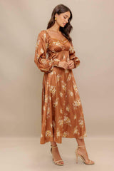ENGLISH GARDEN WOVEN MIDI DRESS