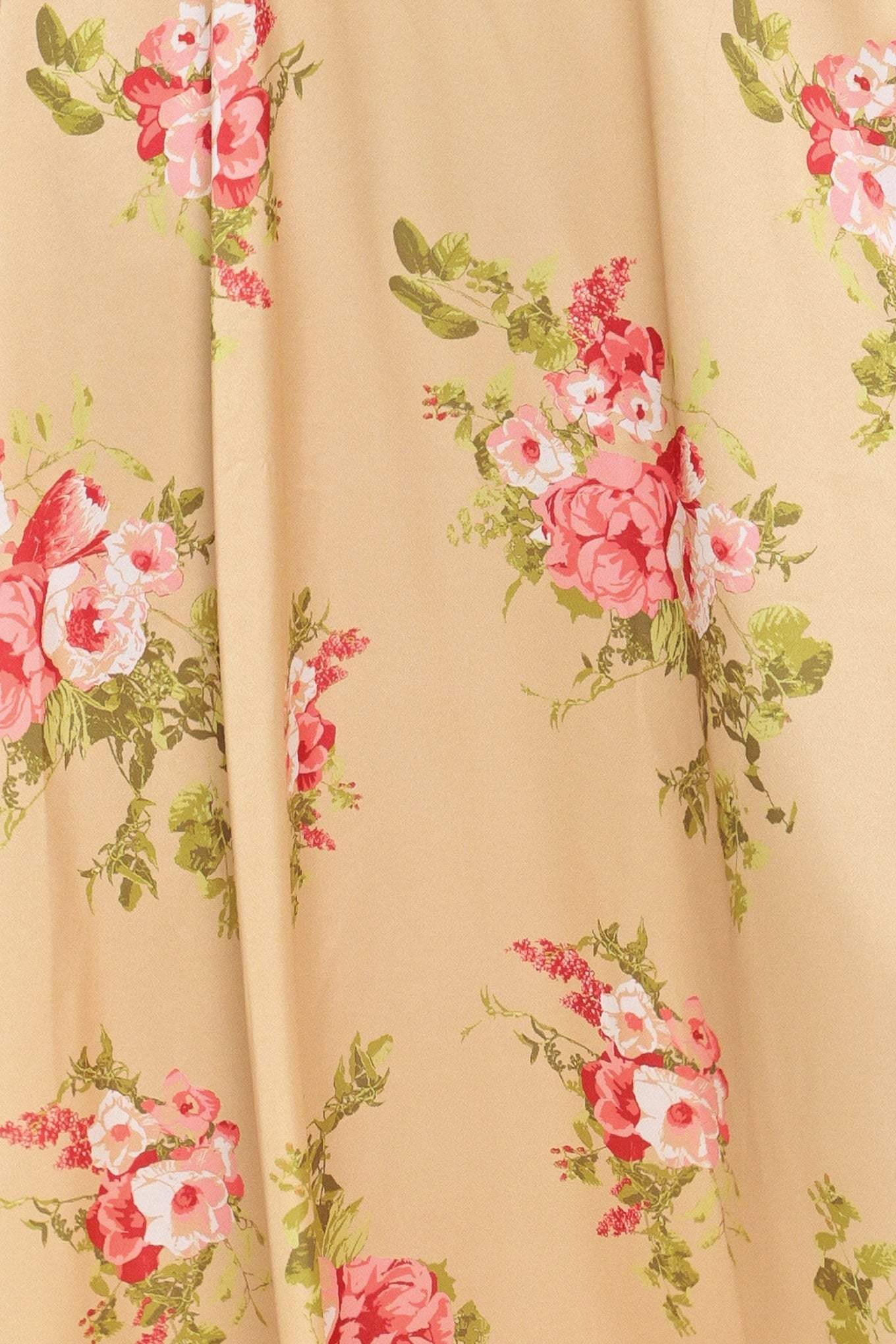 ENGLISH GARDEN WOVEN MIDI DRESS