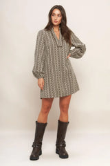 DESERT DUST WOVEN MINI DRESS - Flying Tomato - Flyclothing LLC