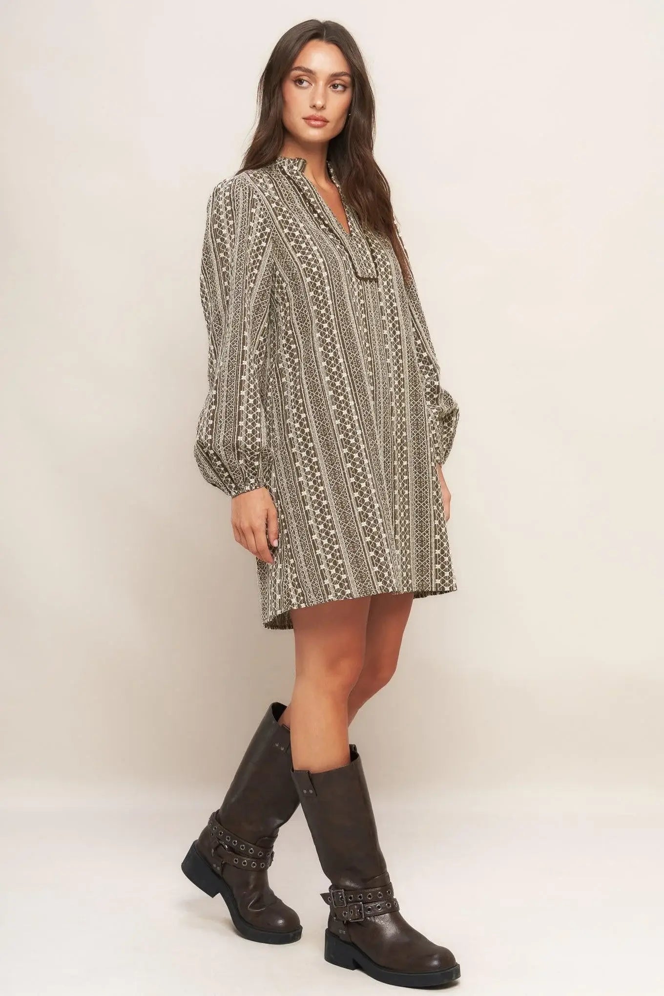 DESERT DUST WOVEN MINI DRESS - Flying Tomato - Flyclothing LLC