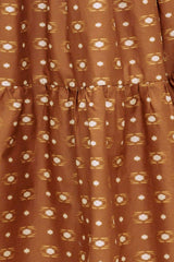 CINNAMON WALTZ WOVEN MIDI DRESS - Flying Tomato - Flyclothing LLC