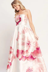 LUXE PEONY WOVEN MAXI DRESS - Flying Tomato - Flyclothing LLC