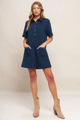 DOWNTOWN COOL KNIT MINI DRESS - Flying Tomato - Flyclothing LLC