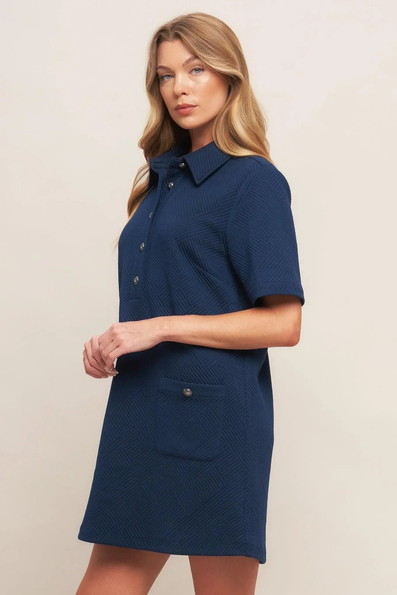 DOWNTOWN COOL KNIT MINI DRESS - Flying Tomato - Flyclothing LLC