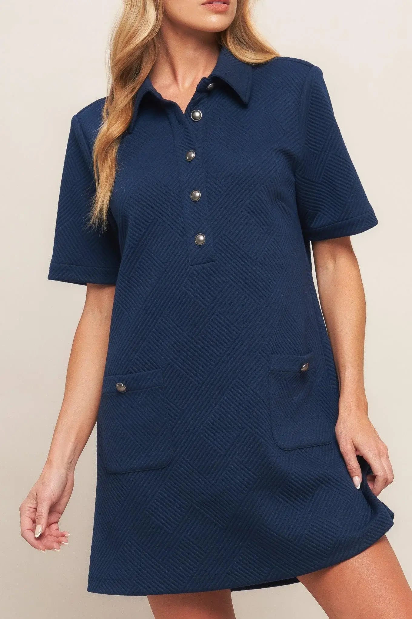 DOWNTOWN COOL KNIT MINI DRESS - Flying Tomato - Flyclothing LLC