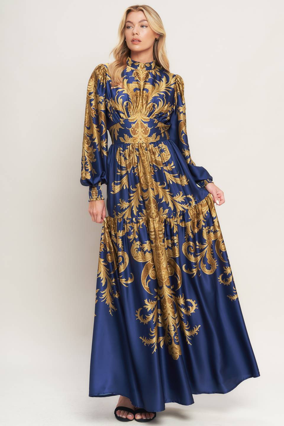 PALACE WALTZ WOVEN MAXI DRESS - Flying Tomato - Flyclothing LLC