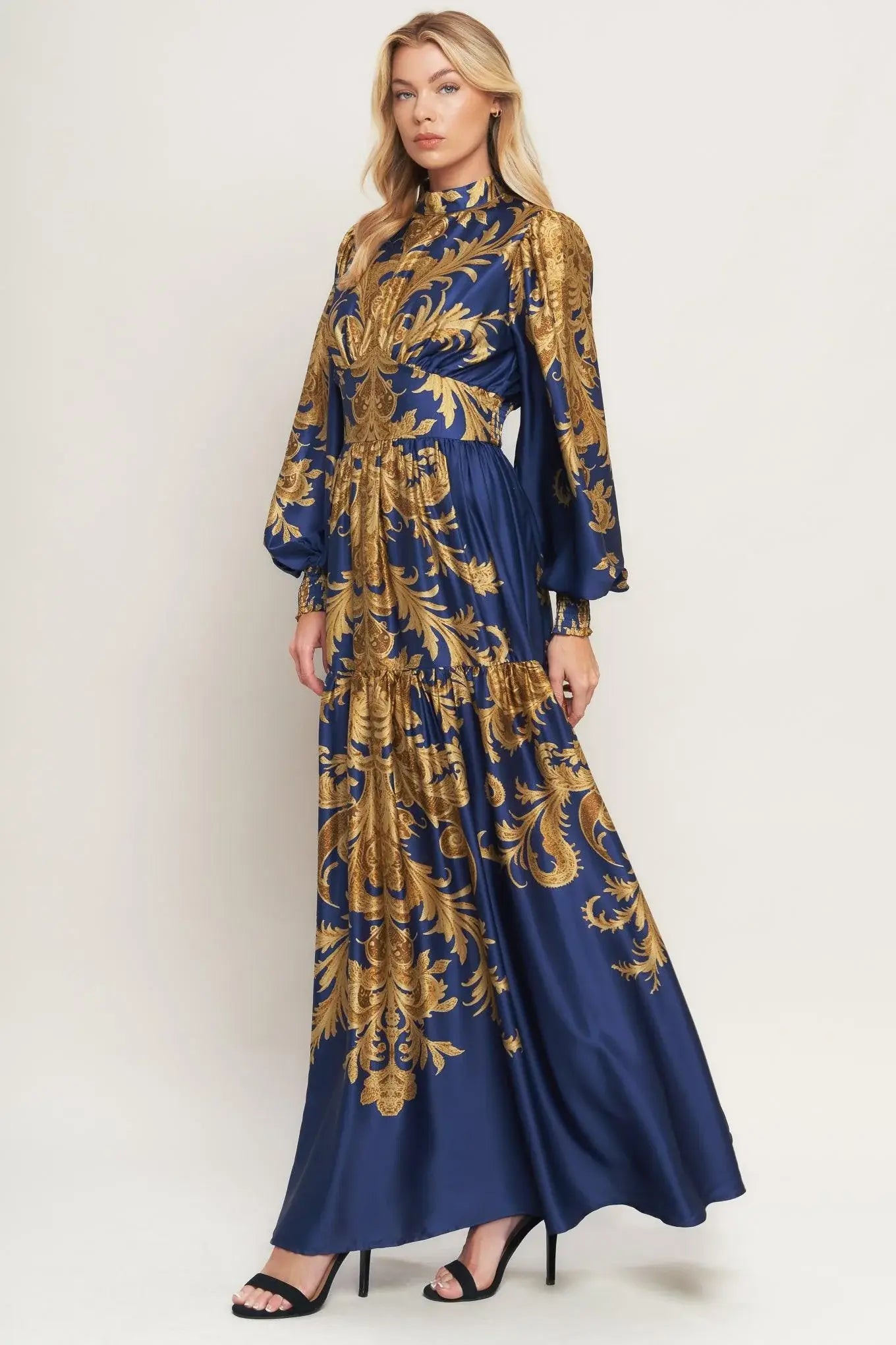 PALACE WALTZ WOVEN MAXI DRESS - Flying Tomato - Flyclothing LLC
