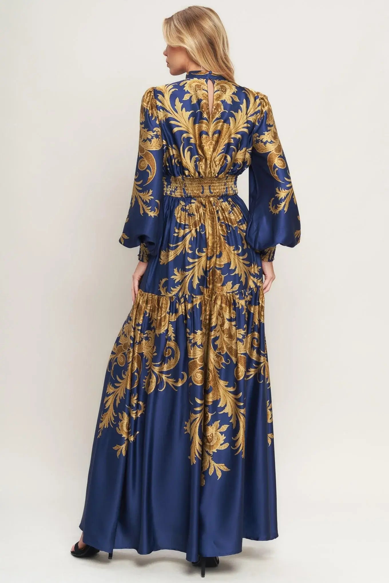 PALACE WALTZ WOVEN MAXI DRESS - Flying Tomato - Flyclothing LLC