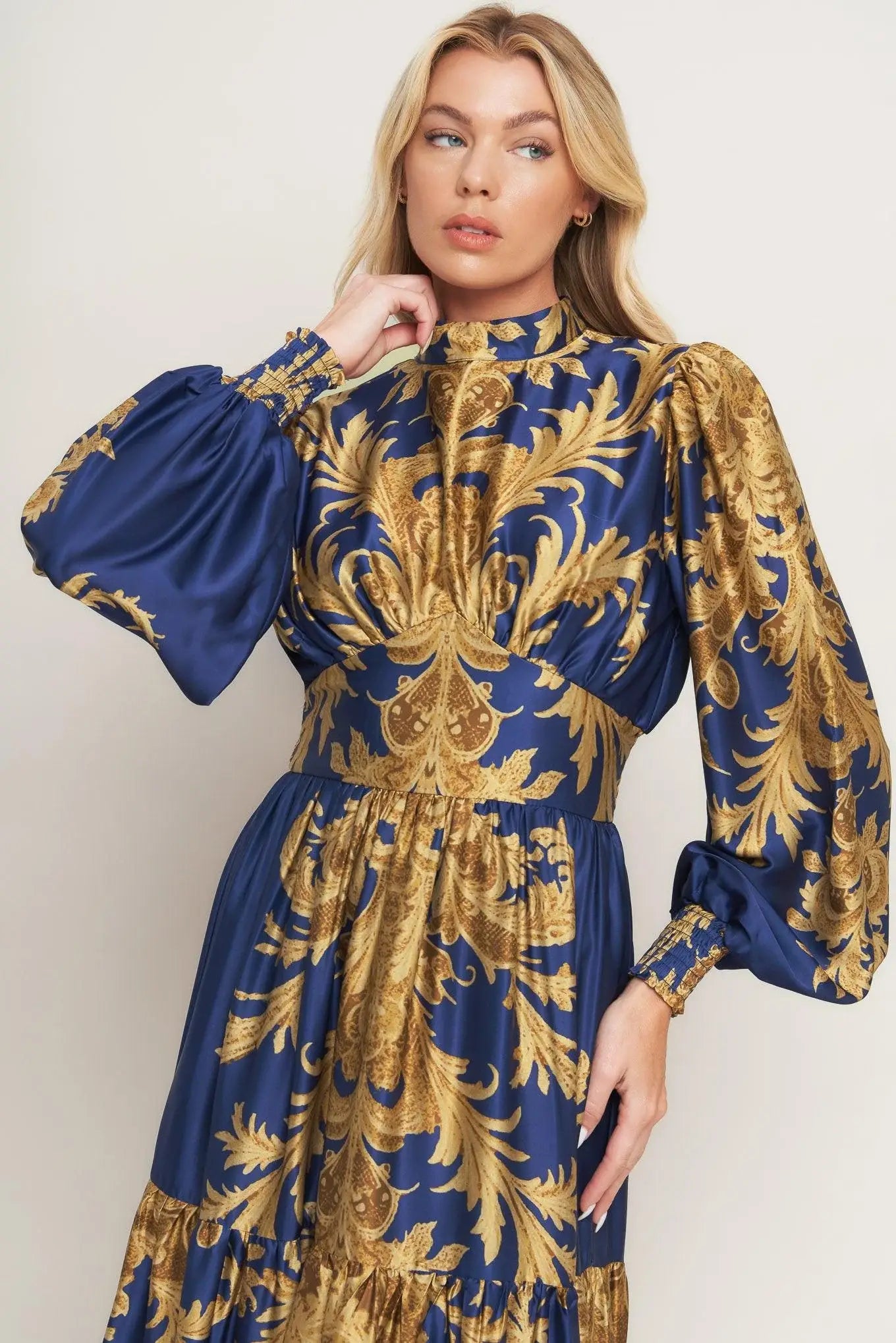 PALACE WALTZ WOVEN MAXI DRESS - Flying Tomato - Flyclothing LLC