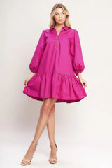 PRETTY MUCH PERFECT WOVEN MINI DRESS - Flying Tomato - Flyclothing LLC