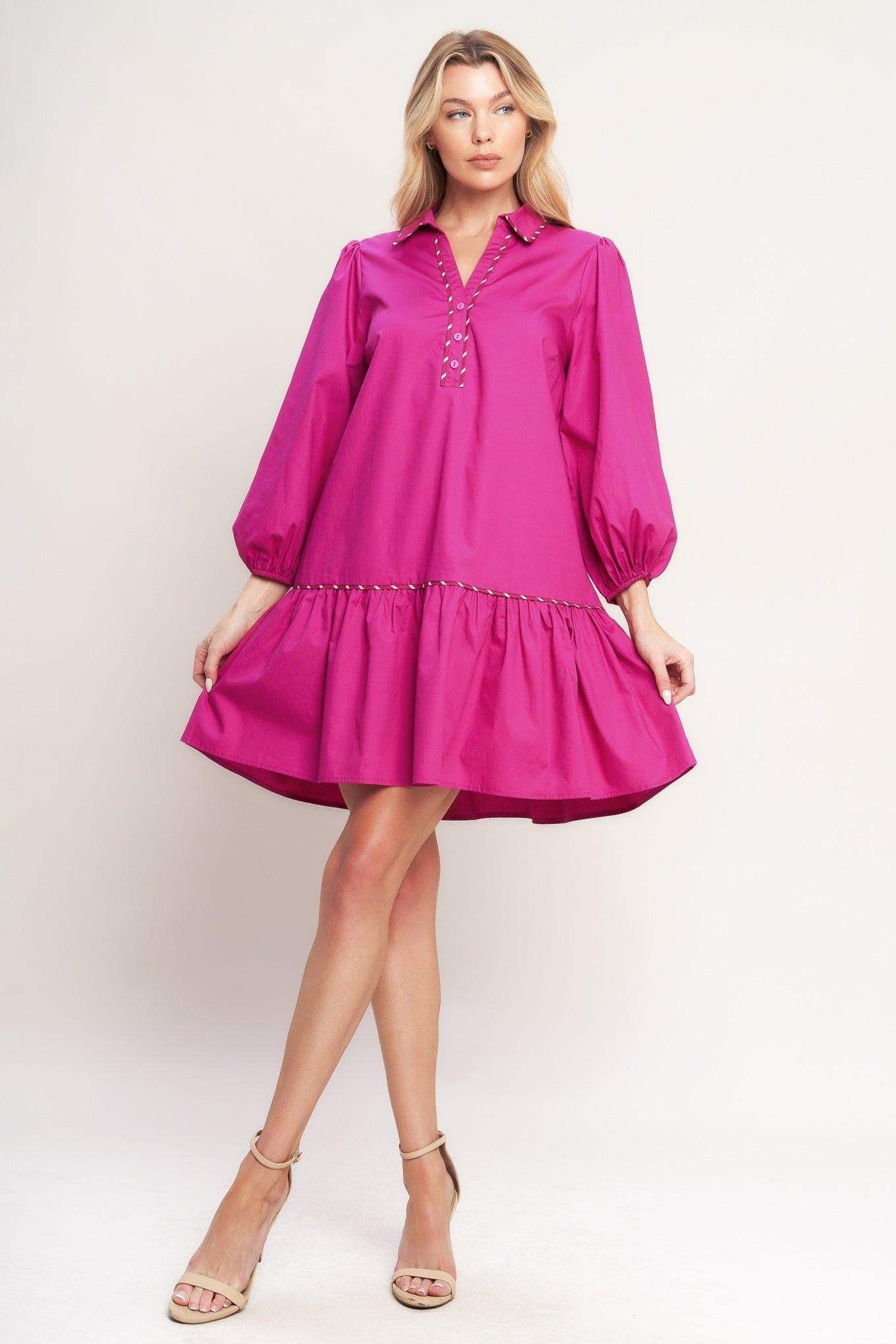 PRETTY MUCH PERFECT WOVEN MINI DRESS - Flying Tomato - Flyclothing LLC