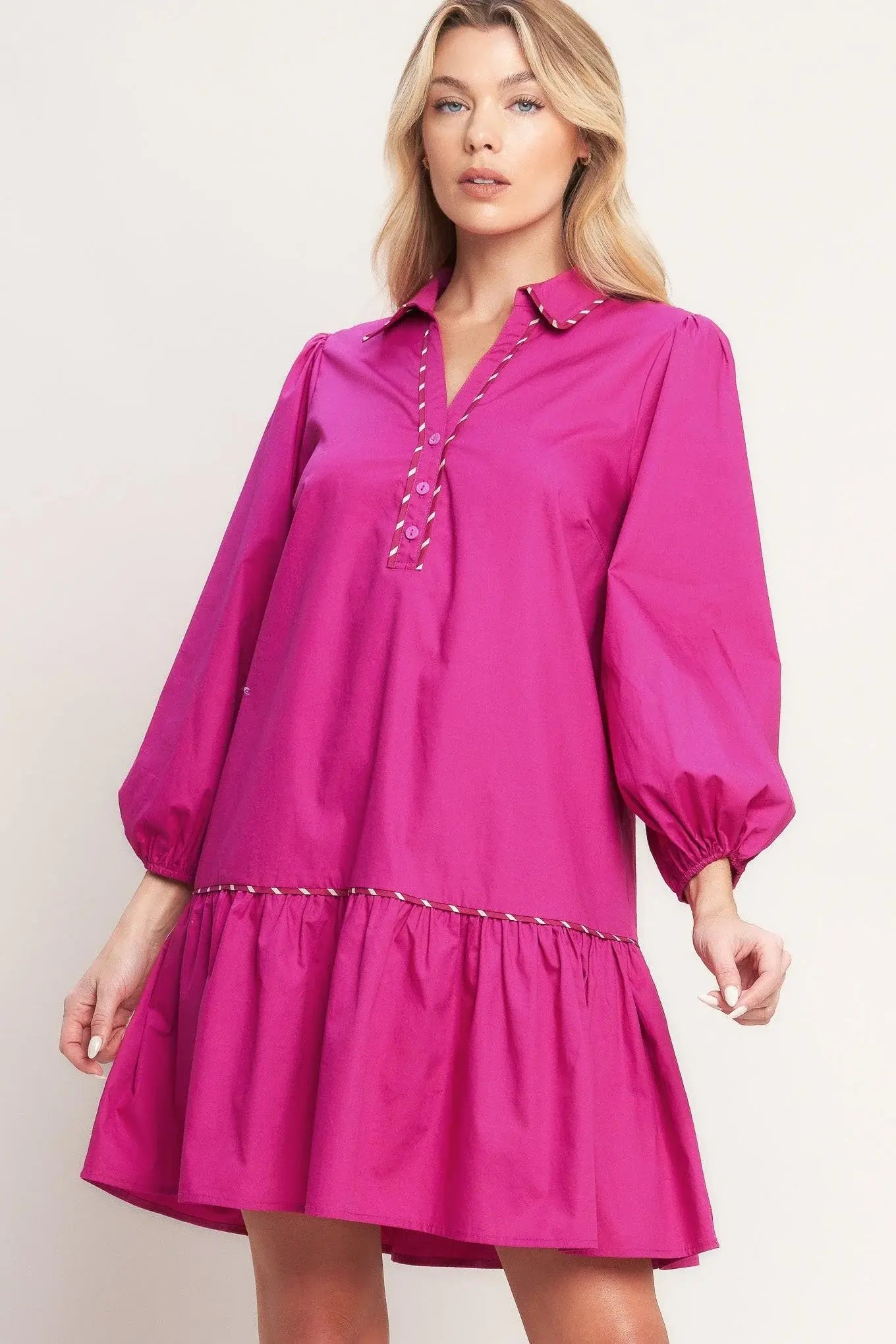 PRETTY MUCH PERFECT WOVEN MINI DRESS - Flying Tomato - Flyclothing LLC