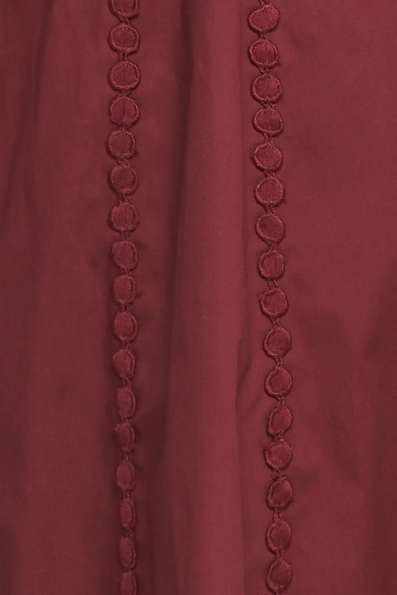 MODERN FEMME BURGUNDY WOVEN MIDI DRESS - Flying Tomato - Flyclothing LLC