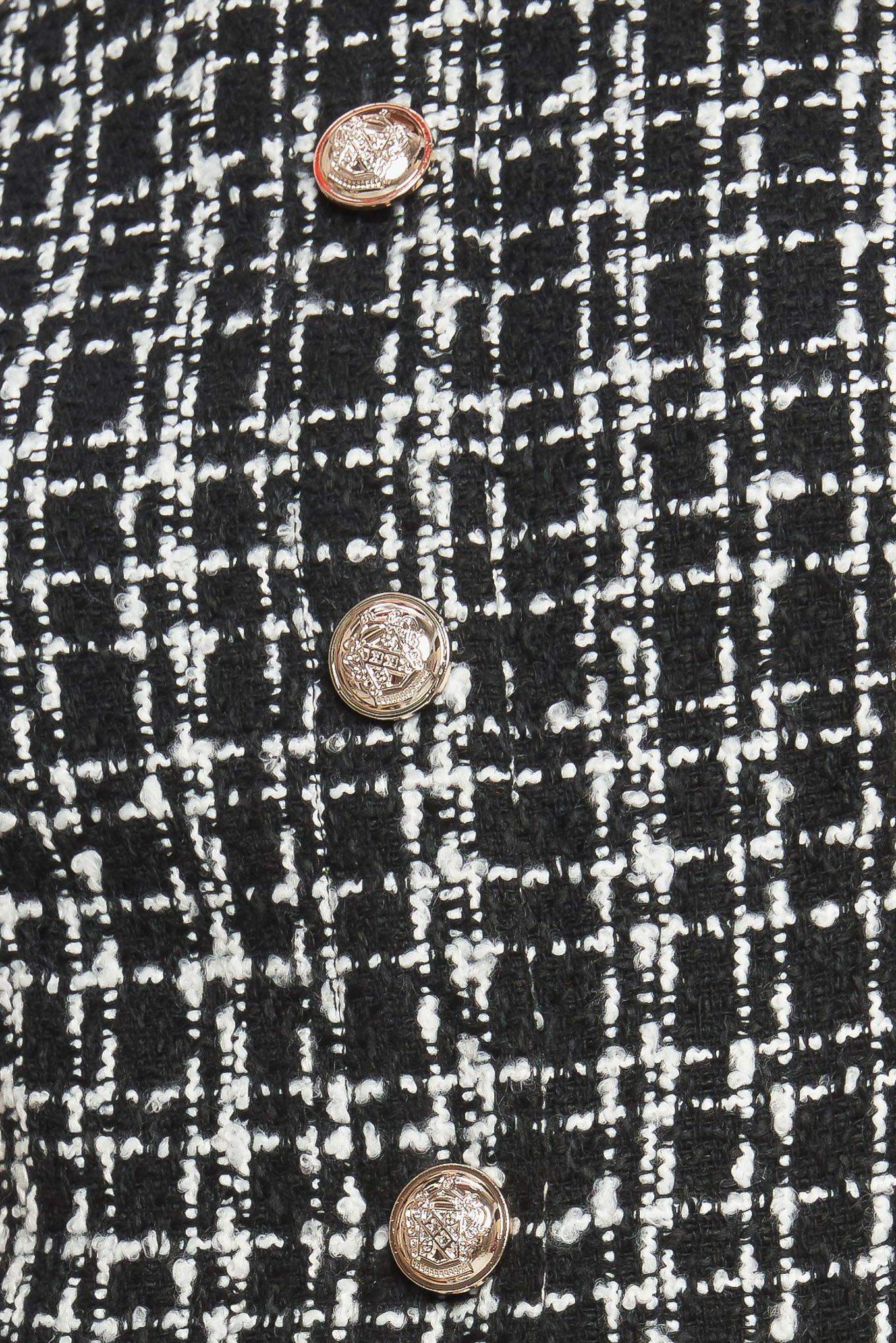 MODERN ICON TWEED WOVEN MINI DRESS - Flying Tomato - Flyclothing LLC