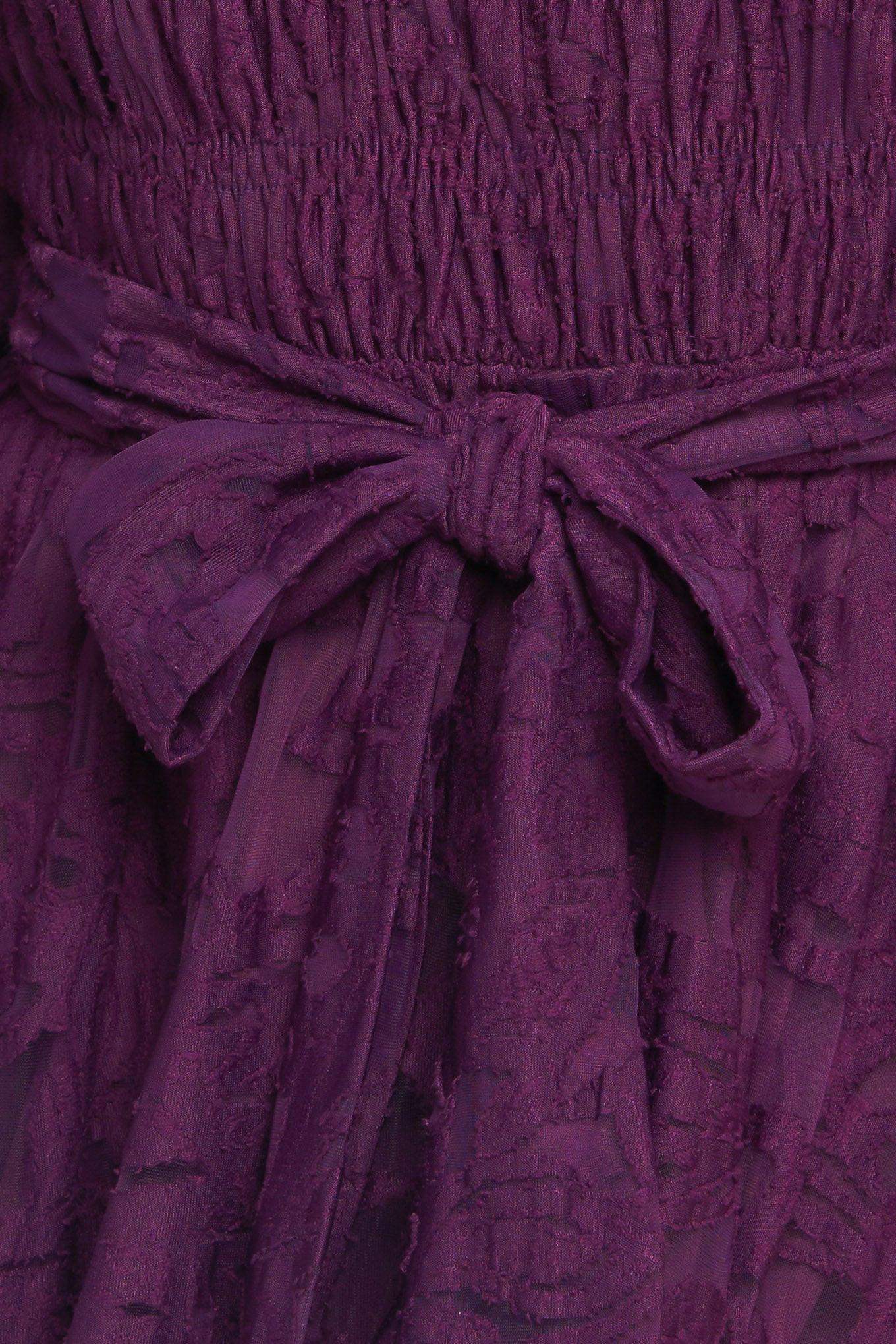 PASSION PLUM WOVEN LACE MINI DRESS - Flying Tomato - Flyclothing LLC