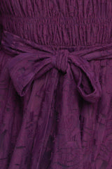 PASSION PLUM WOVEN LACE MINI DRESS - Flying Tomato - Flyclothing LLC