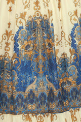 MIDNIGHT SERENADE EMPIRE WOVEN MAXI DRESS - Flying Tomato - Flyclothing LLC