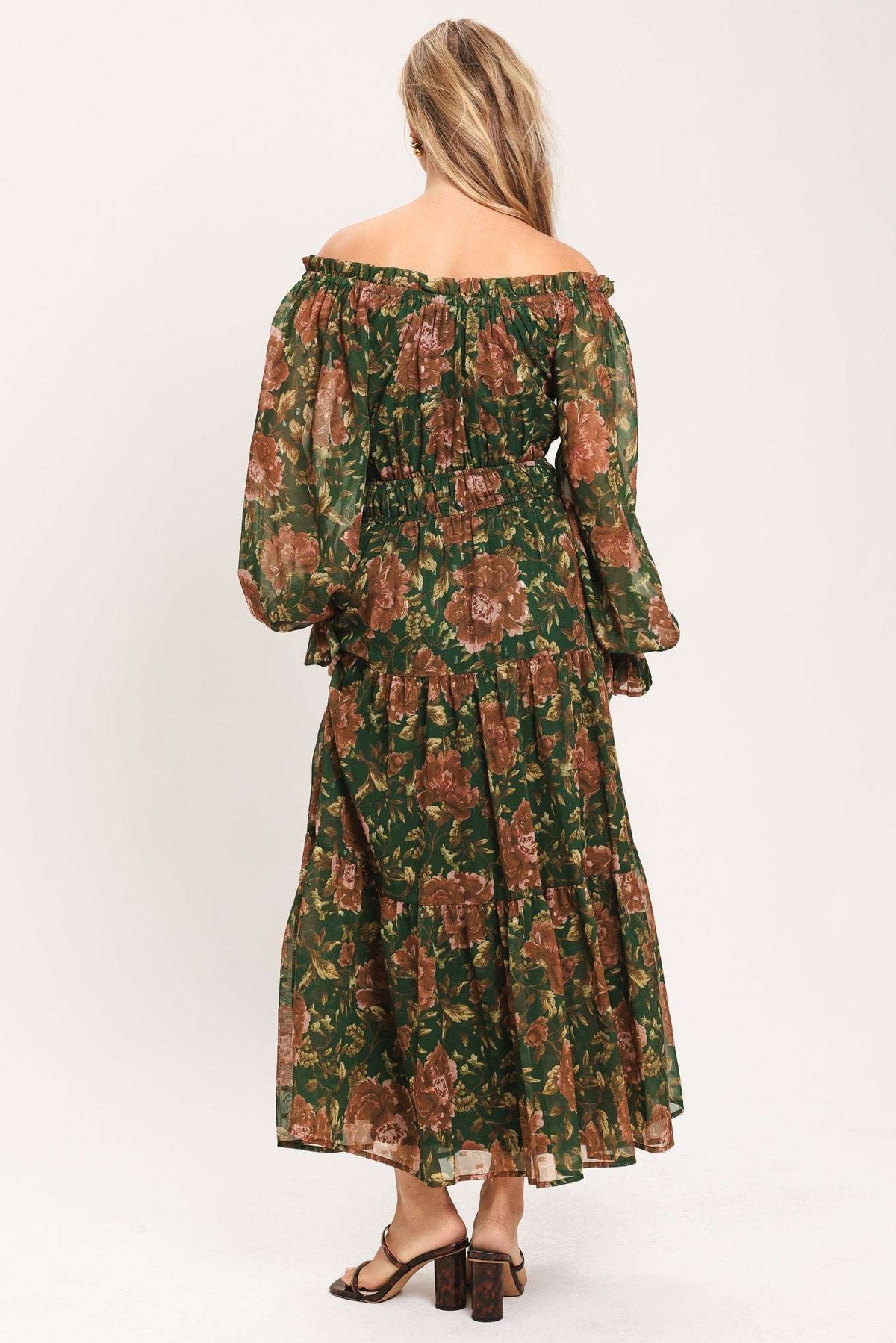 TERRACOTTA TRAIL WOVEN MIDI DRESS - Flying Tomato - Flyclothing LLC