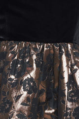 CELEBRATION NIGHT VELVET WOVEN MINI DRESS - Flying Tomato - Flyclothing LLC