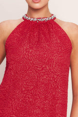 SPARKLE & SWIRL WOVEN MINI DRESS - Flying Tomato - Flyclothing LLC