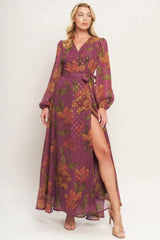 EMBER GARDEN WOVEN MAXI DRESS - Flying Tomato - Flyclothing LLC