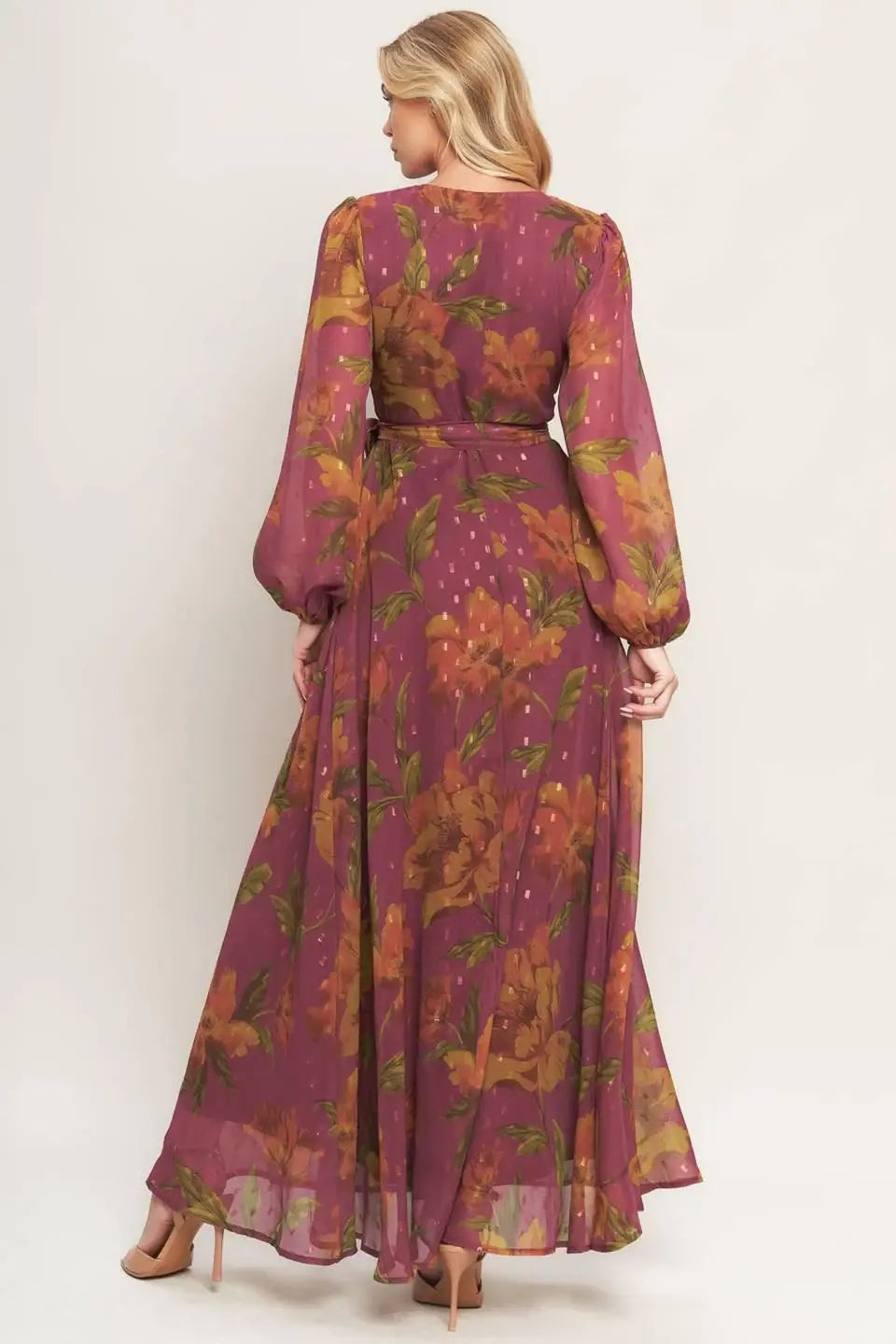 EMBER GARDEN WOVEN MAXI DRESS - Flying Tomato - Flyclothing LLC