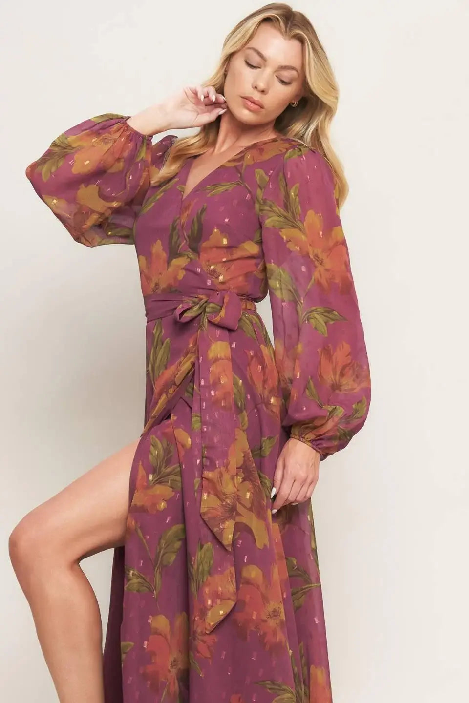 EMBER GARDEN WOVEN MAXI DRESS - Flying Tomato - Flyclothing LLC
