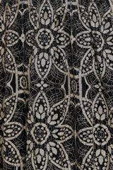 GOTHIC BLOOM WOVEN LACE MIDI DRESS - Flying Tomato - Flyclothing LLC
