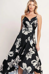 ETERNAL FLORA WOVEN MAXI DRESS - Flying Tomato - Flyclothing LLC