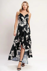 ETERNAL FLORA WOVEN MAXI DRESS - Flying Tomato - Flyclothing LLC
