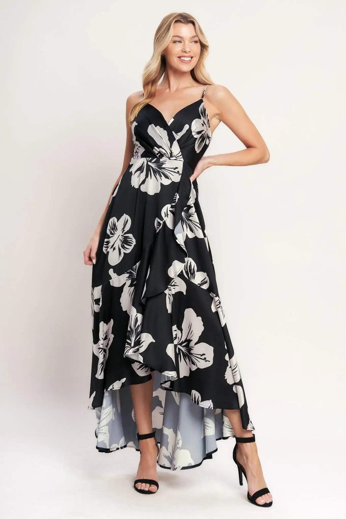 ETERNAL FLORA WOVEN MAXI DRESS - Flying Tomato - Flyclothing LLC