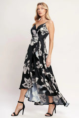 ETERNAL FLORA WOVEN MAXI DRESS - Flying Tomato - Flyclothing LLC