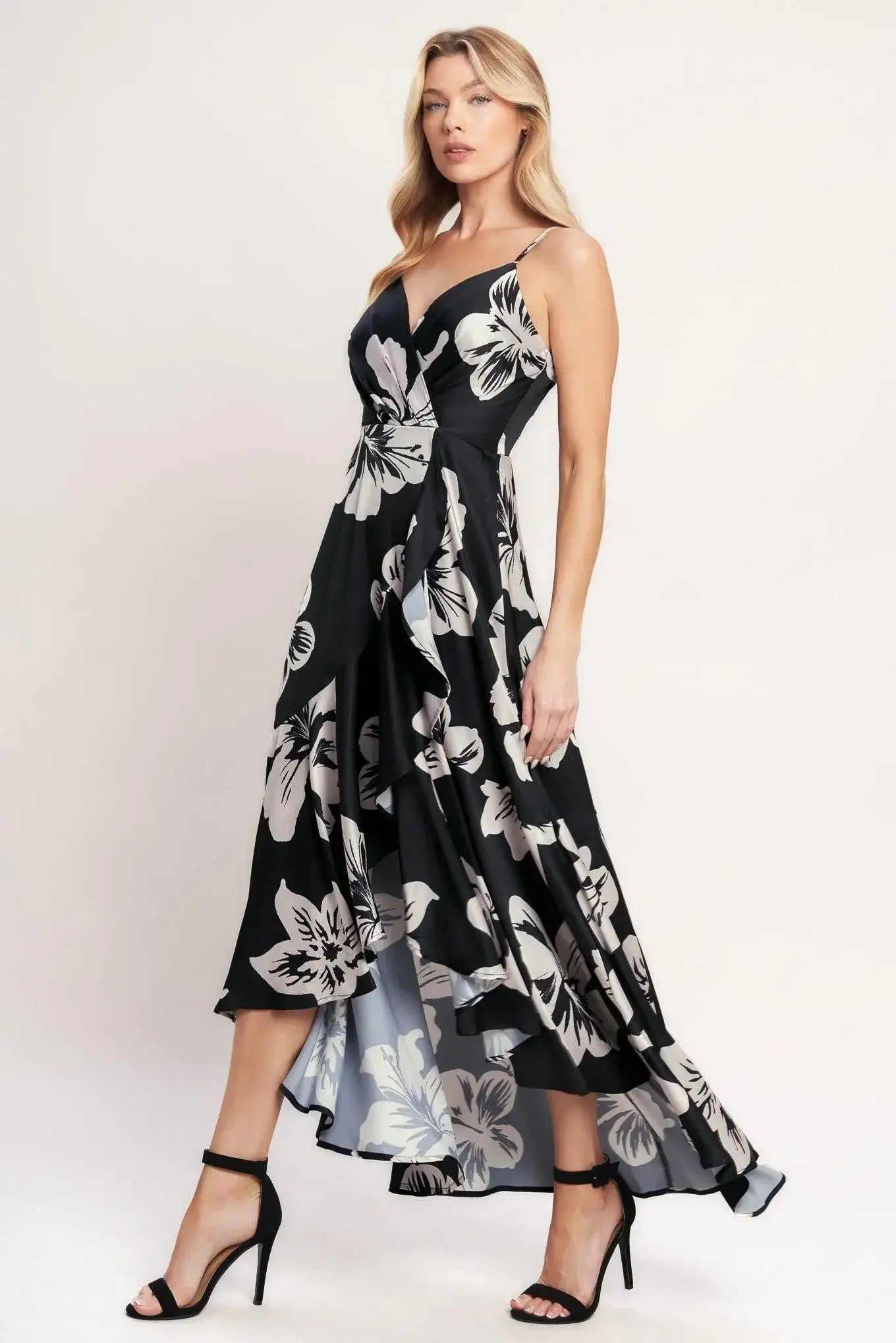 ETERNAL FLORA WOVEN MAXI DRESS - Flying Tomato - Flyclothing LLC